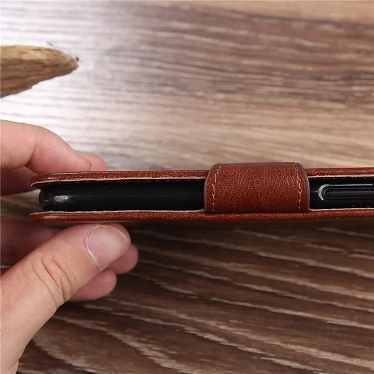 For Honor 70 5G Anti-fall PU Leather Wallet Case Stand Function Magnetic Closure Shockproof Flip Folio Cover - Rose