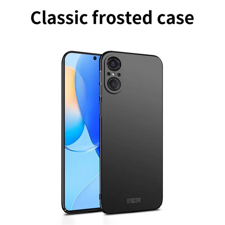 MOFI JK PC ​​shied-1 Серии-1 Для Huawei Nova 9 SE Matte Surface Anti-Fingerprint Case Hard PC Antipcratch Back Cover с Ремешком - Черный