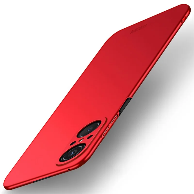 MOFI JK PC Series-1 Shield for Huawei nova 9 SE Matte Surface Anti-Fingerprint Case Hard PC Anti-Scratch Back Cover with Strap - Red