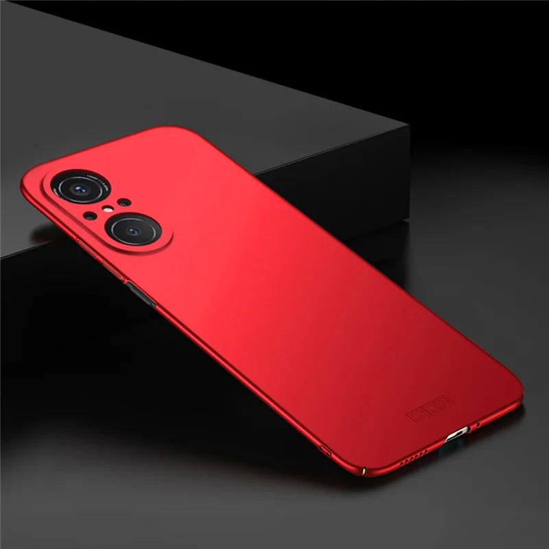 MOFI JK PC Series-1 Shield for Huawei nova 9 SE Matte Surface Anti-Fingerprint Case Hard PC Anti-Scratch Back Cover with Strap - Red
