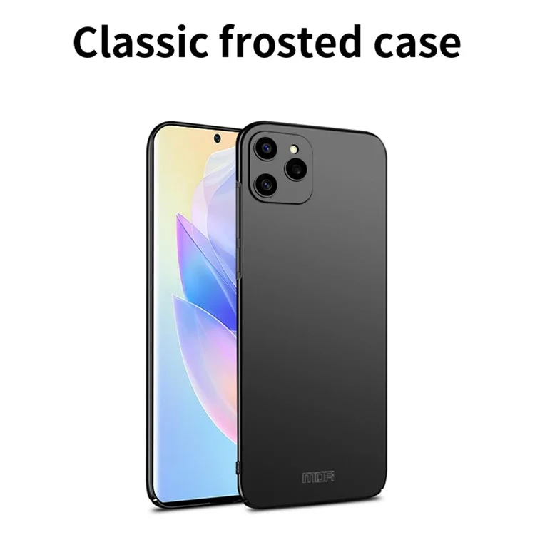 Mofi JK PC ​​series-1-schild Für Ehren 60 SE Phone Case Matte Hard pc Back Slim Protective Guardian Mit Riemen - Schwarz
