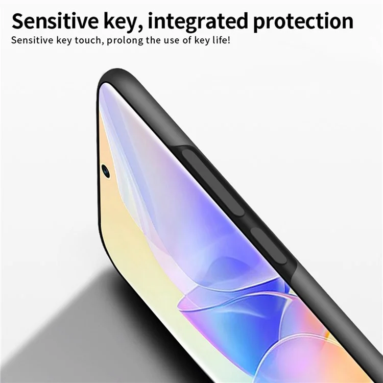 Mofi JK PC ​​series-1-schild Für Ehren 60 SE Phone Case Matte Hard pc Back Slim Protective Guardian Mit Riemen - Schwarz