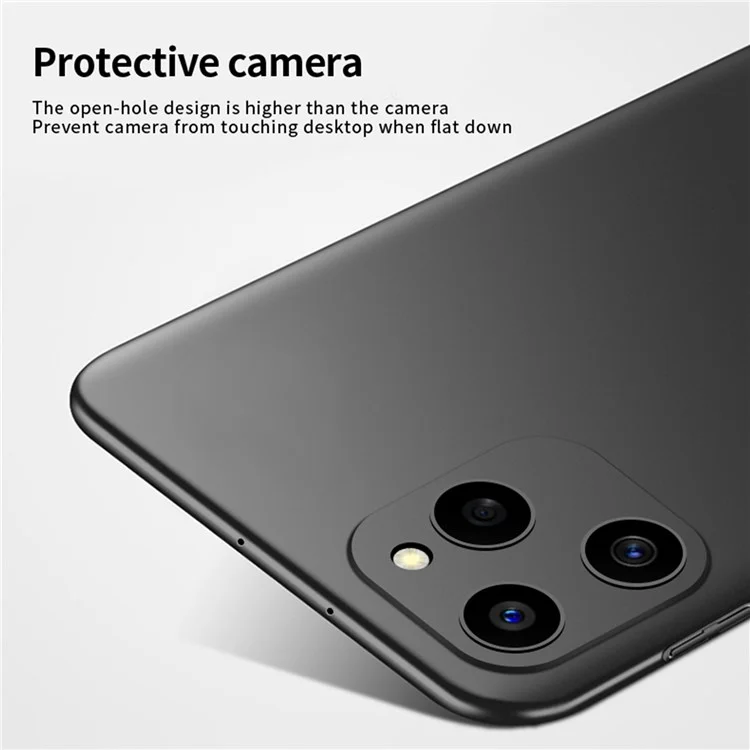 Mofi JK PC ​​series-1-schild Für Ehren 60 SE Phone Case Matte Hard pc Back Slim Protective Guardian Mit Riemen - Schwarz