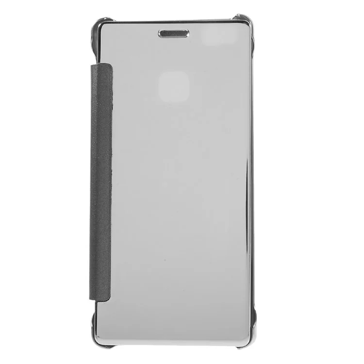 Electroplating Mirror Surface PC Leather Cover for Huawei P9 Lite / G9 Lite - Silver