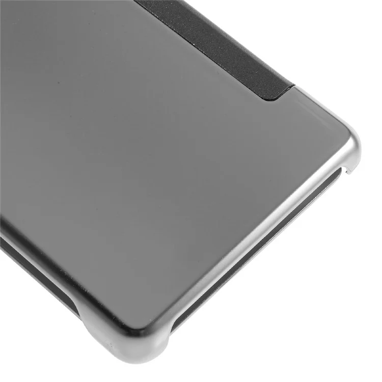 Electroplating Mirror Surface PC Leather Cover for Huawei P9 Lite / G9 Lite - Silver