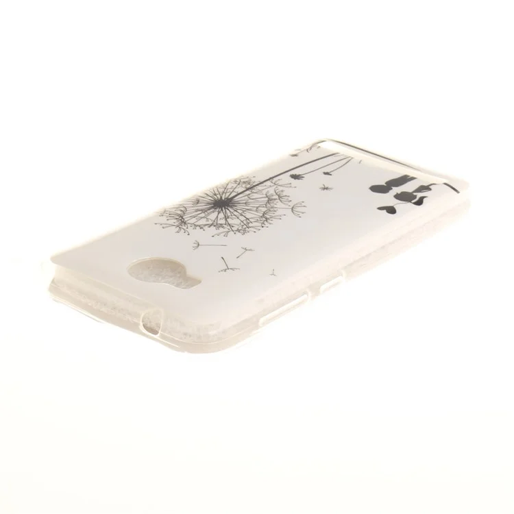 Soft IMD TPU Cover Case for Huawei Y3 II / Y3II - Dandelion and Lovers