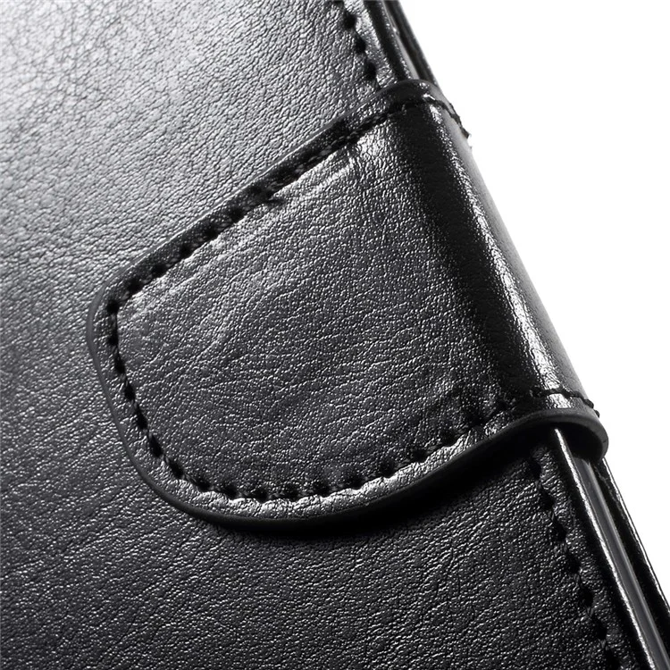 Durable Leather Wallet Stand Case for Huawei Y5II / Y5 II / Honor 5 - Black