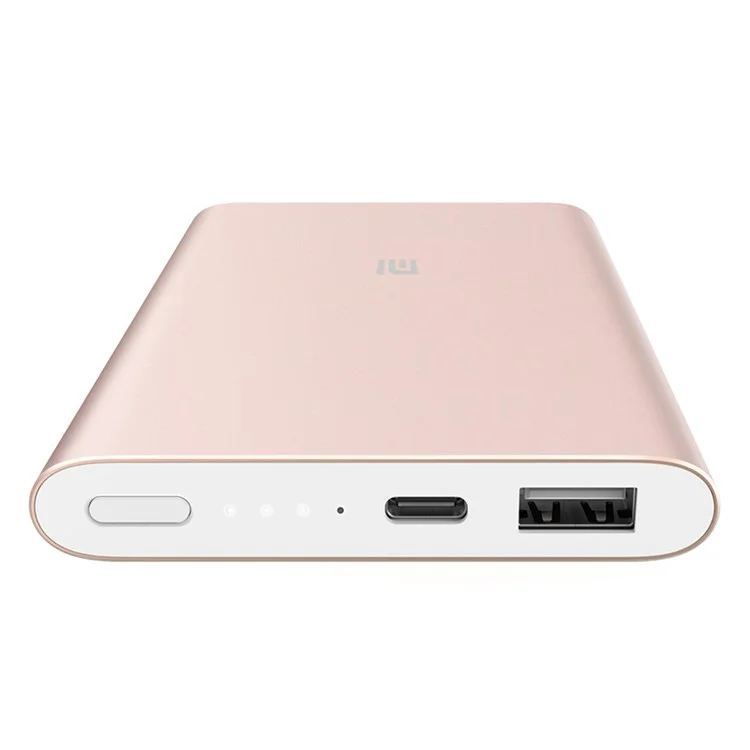 XIAOMI Mi Kit 10000mAh 18W Quick Power Bank Pro with Type-C + Micro USB Charging Cable for Xiaomi iPhone Samsung Pokemon Game Etc - Rose Gold Color