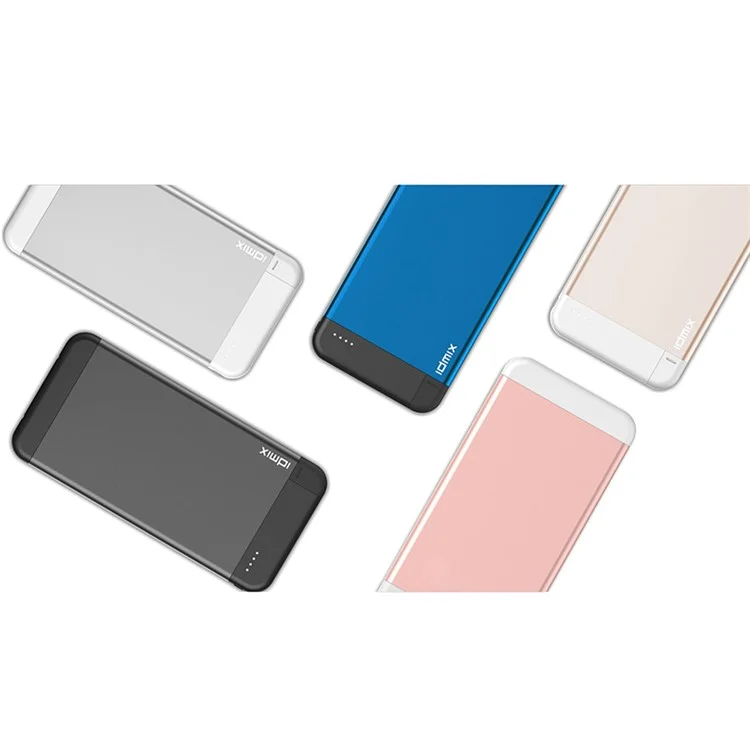 IDMIX MFI Certified 4100mAh Portable Power Bank Built-in Lightning 8Pin Cable for iPhone iPad iPod - Rose Gold Color