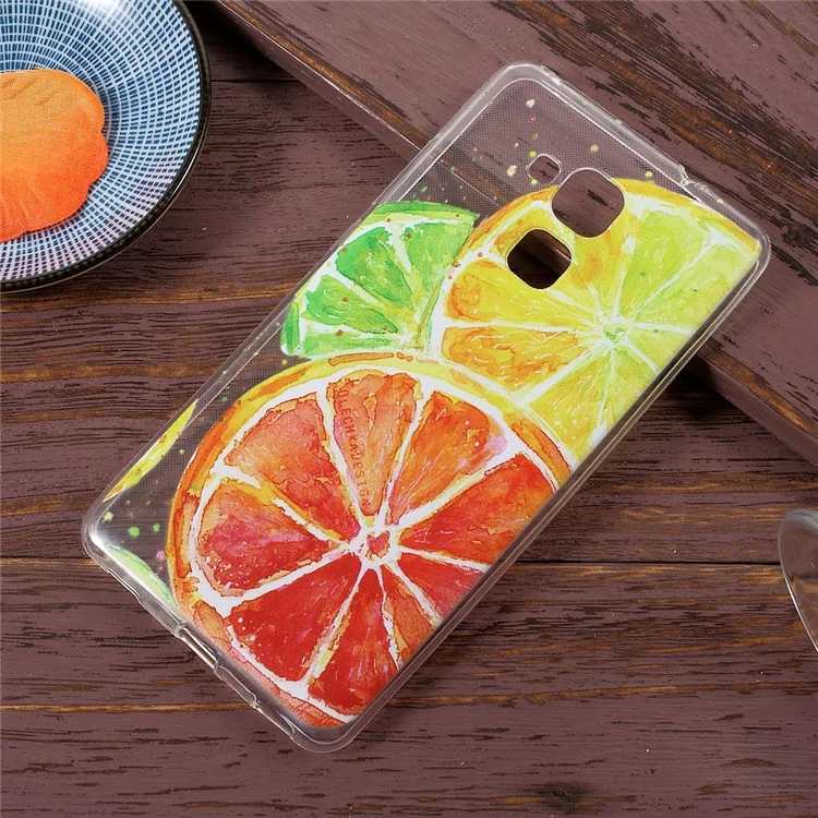 Patterned Soft TPU Case for Huawei Honor 5C / Honor 7 Lite / GT3 - Lemon