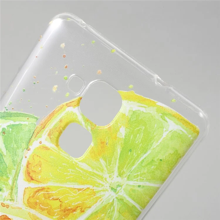 Patterned Soft TPU Case for Huawei Honor 5C / Honor 7 Lite / GT3 - Lemon