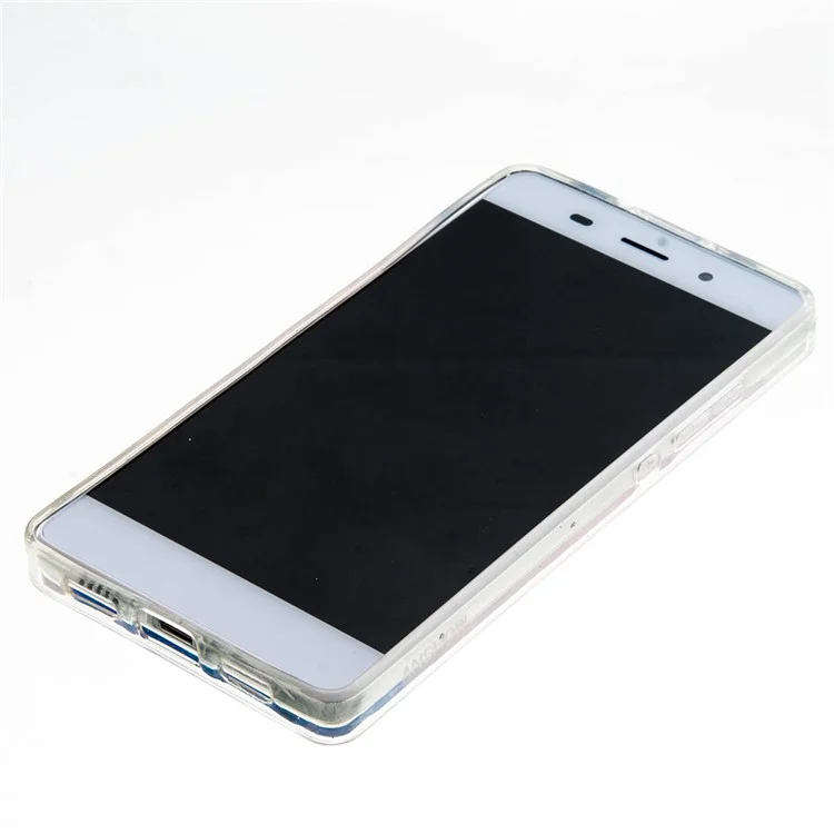 Fluid Glitter Sequins TPU Case for Huawei Ascend P8 Lite - Blue