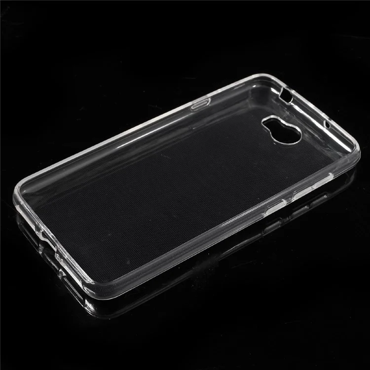 Glossy Watermark Resistant Clear TPU Mobile Phone Case for Huawei Y6 II/Y6II/Honor 5A