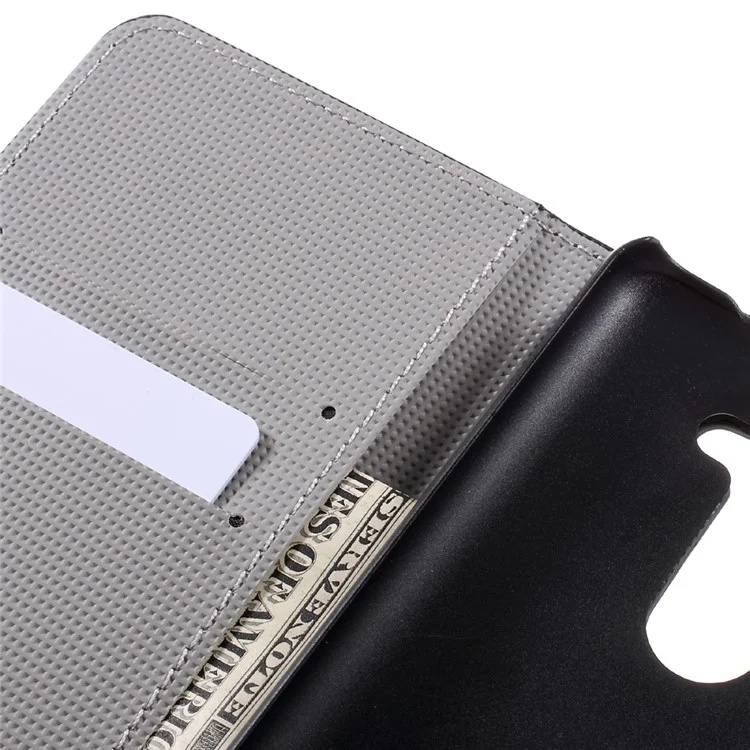 Patterned PU Leather Wallet Stand Case for Huawei Honor 6x (2016) - Flower and Butterfly