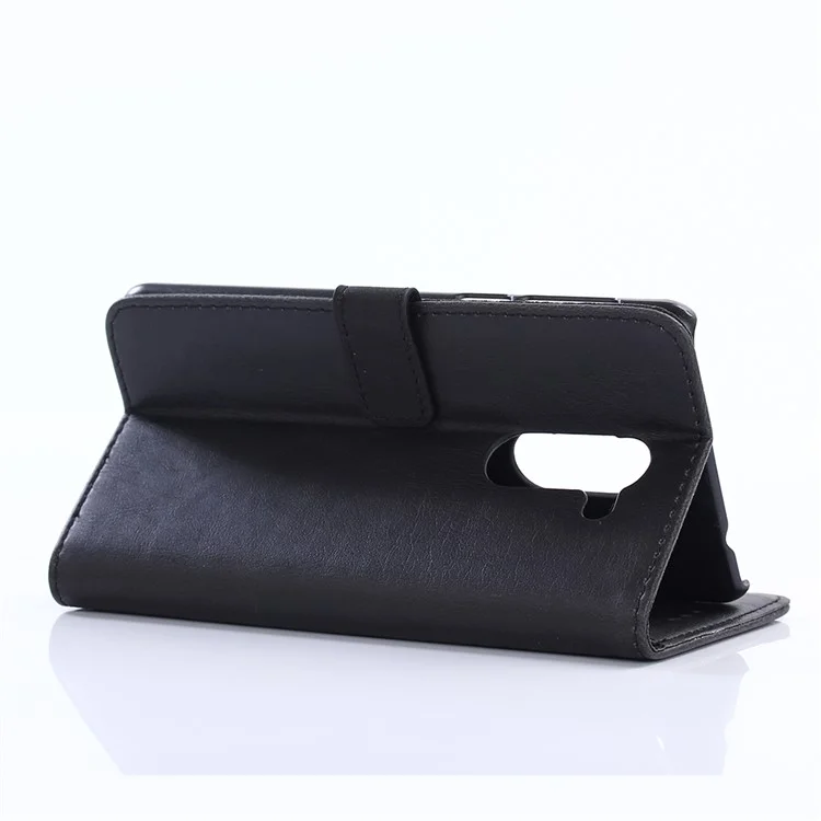 Retro Style PU Leather Wallet Case Cover for Huawei Honor 6x (2016) - Black