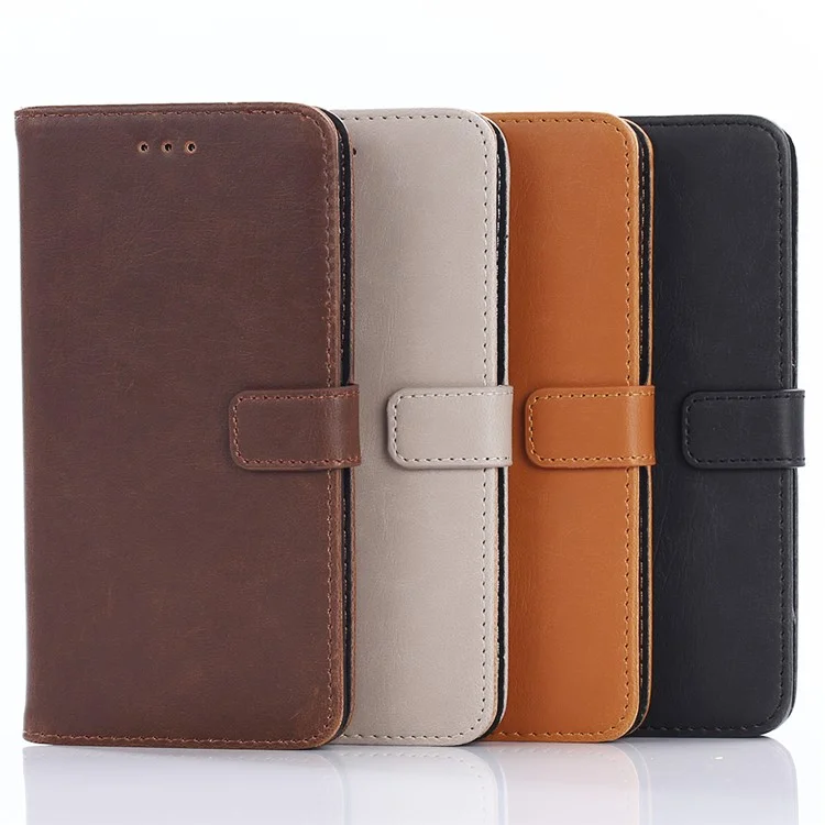 Retro Style PU Leather Wallet Case Cover for Huawei Honor 6x (2016) - Black
