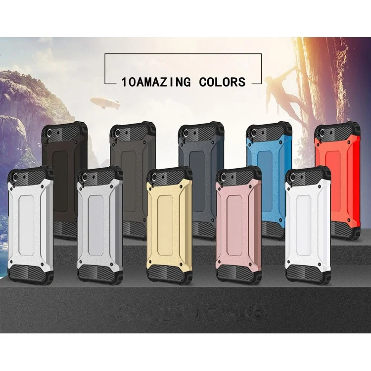 Armor Guard Plastic + TPU Hybrid Shell Case for Huawei Y6 II/Y6II/Honor 5A - White
