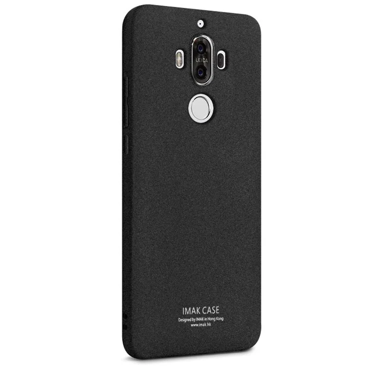 IMAK Anti-fingerprint TPU Phone Cover for Huawei Mate 9 + Screen Protector Film - Matte Black