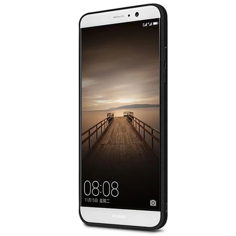 IMAK Anti-fingerprint TPU Phone Cover for Huawei Mate 9 + Screen Protector Film - Matte Black