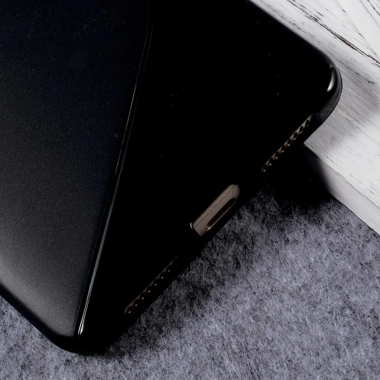 S Shape TPU Phone Case for Huawei Mate 9 - Black