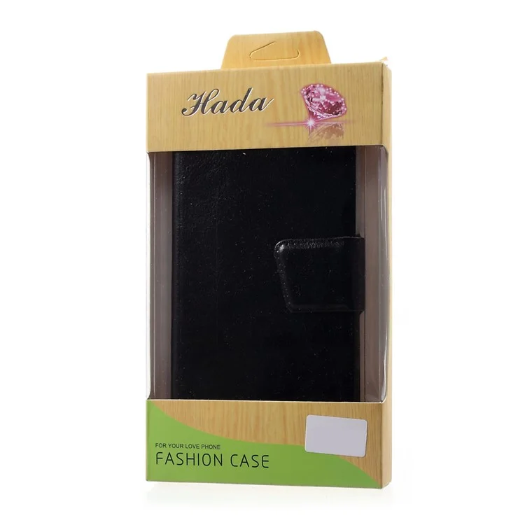 Crazy Horse Leather Card Slots Phone Case for Huawei Honor 6x (2016) / Mate 9 Lite - Black