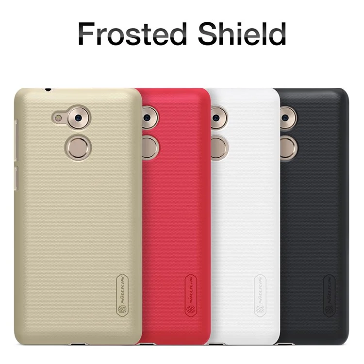 NILLKIN Super Frosted Shield Hard Phone Case for Huawei Enjoy 6s / Honor 6C with Screen Protector - Black