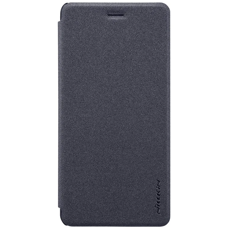 NILLKIN Sparkle Series for Huawei Enjoy 6s / Honor 6C Leather Mobile Flip Cover - Black