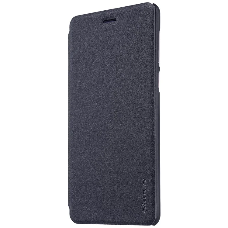 NILLKIN Sparkle Series for Huawei Enjoy 6s / Honor 6C Leather Mobile Flip Cover - Black