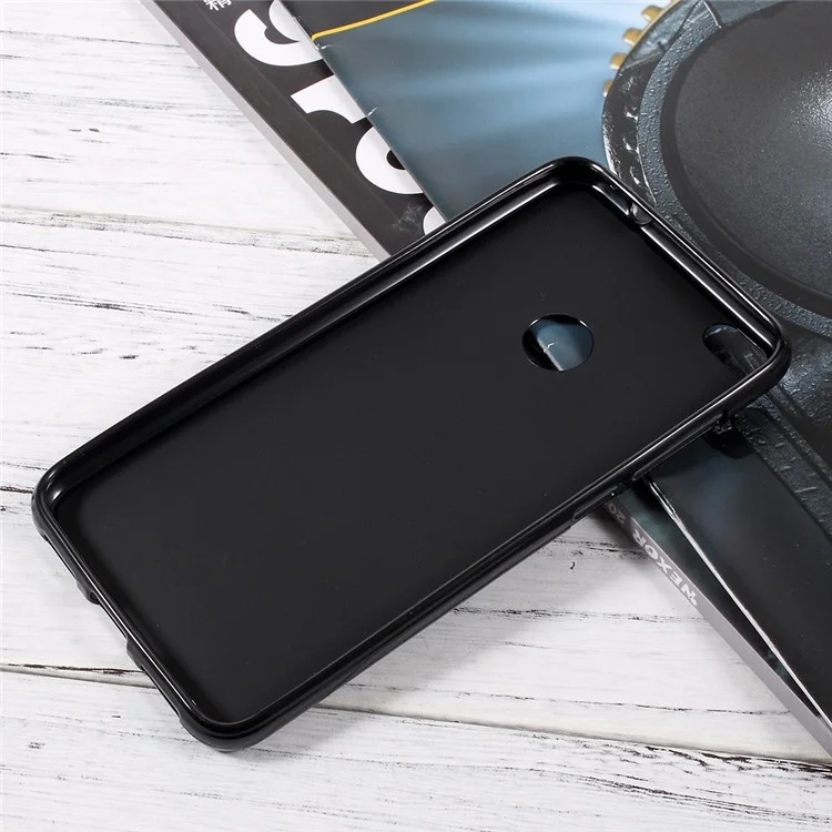 50PCS/Set Matte TPU Cell Phone Case for Huawei P8 Lite (2017) / Honor 8 Lite - Black
