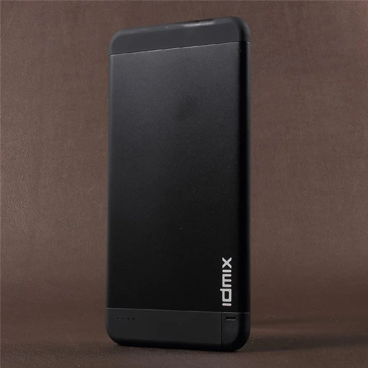 IDMIX Mate 7 MFI Certified Power Bank 7000mAh with Lightning & Micro USB Cables - Black