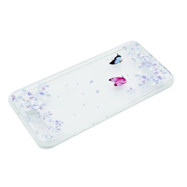 Pattern Printing TPU Case for Huawei P10 - Butterflies and Flowers