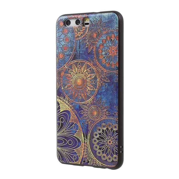 Embossed TPU Case for Huawei P10 - Mandala Flowers