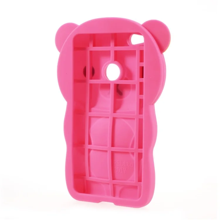 Cute 3D Rilakkuma Silicone Case Cover for Huawei P8 Lite (2017) / Honor 8 Lite - Rose