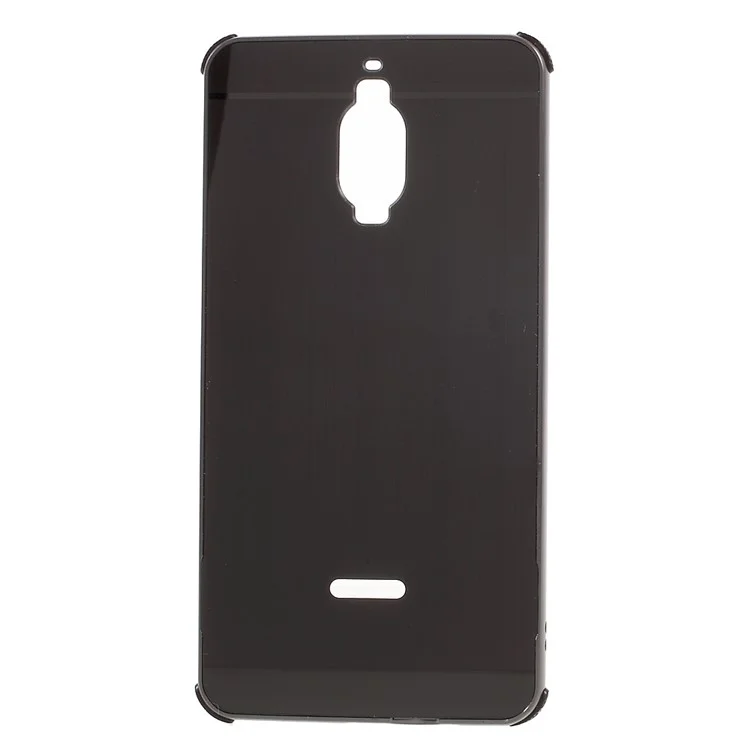 Aluminum Alloy Frame + Brushed PC Back Case for Huawei Mate 9 Pro / Porsche Design - Black