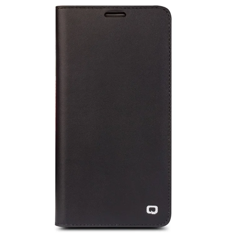 QIALINO Classic Gen II Top Layer Cowhide Leather Wallet Case for Huawei Mate 9 Pro/Porsche Design - Black