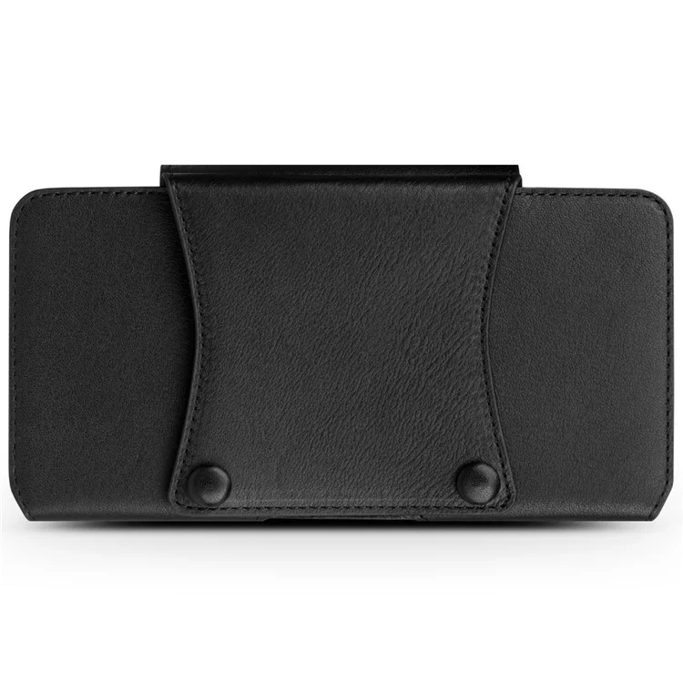 QIALINO Genuine Cowhide Leather Holster Case for Huawei Mate 9 Pro, Size: 16 x 9 x 1.4cm - Black