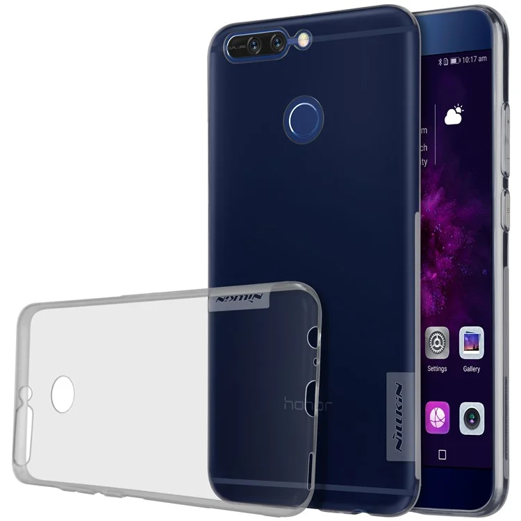 NILLKIN Nature Soft TPU Back Cover Case for Huawei Honor 8 Pro / Honor V9 - Grey