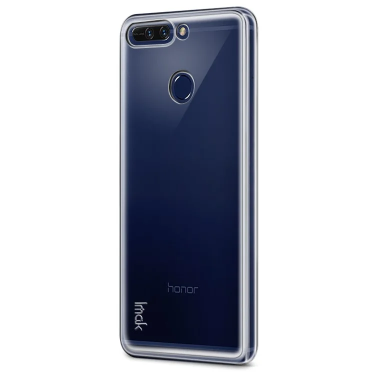 IMAK Stealth Clear TPU Soft Case with Screen Protector Film for Huawei Honor 8 Pro / Honor V9 - Transparent