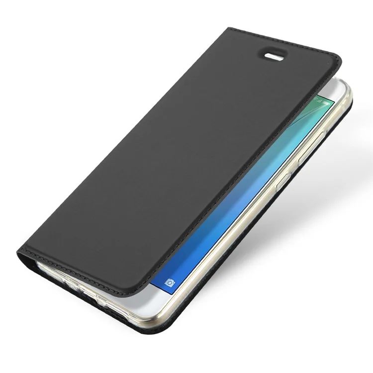 DUX DUCIS Skin Pro Series Leather Card Holder Case for Huawei P10 Lite - Grey