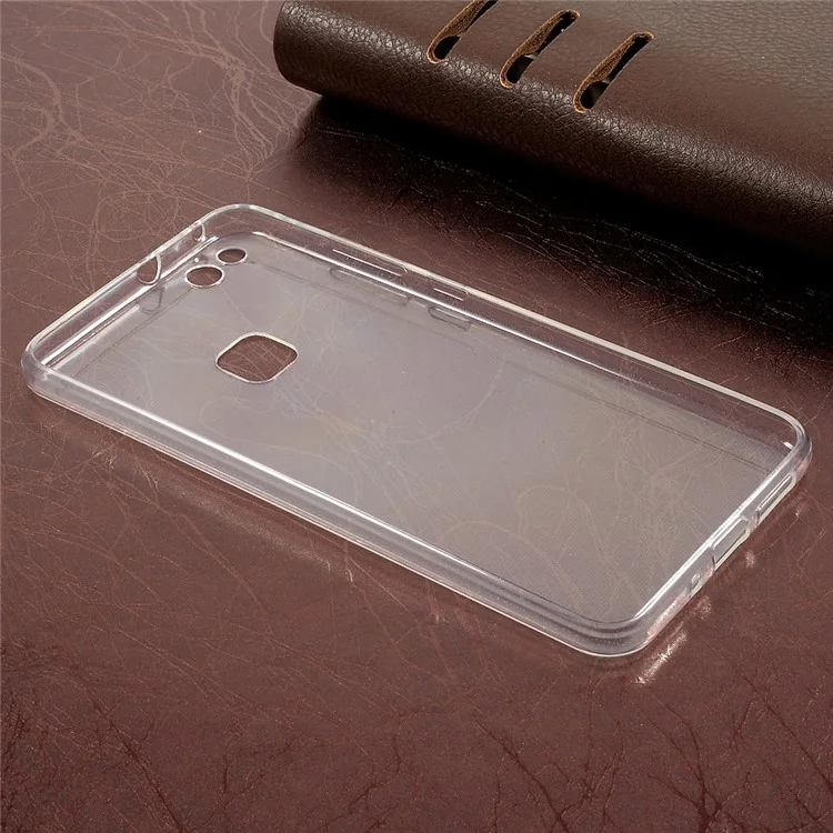 Ultrathin 0.6mm TPU Cell Phone Case for Huawei P10 Lite - Transparent