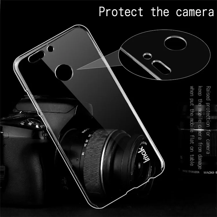 IMAK Clear Wear-resistant Hard Cell Phone Case for Huawei Honor 8 Pro / Honor V9