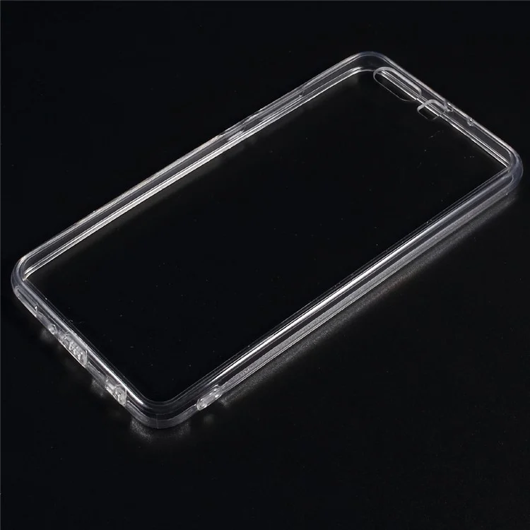 Acrylic Back Cover with TPU Edge Combo Phone Case for Huawei P10 - Transparent