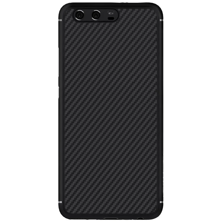NILLKIN Synthetic Fiber Hard Phone Case for Huawei P10 Plus - Black