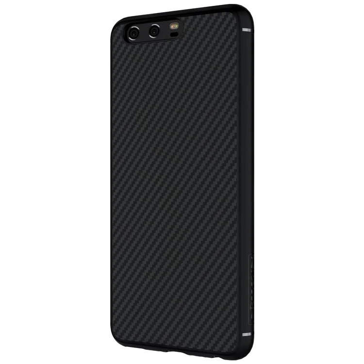 NILLKIN Synthetic Fiber Hard Phone Case for Huawei P10 Plus - Black