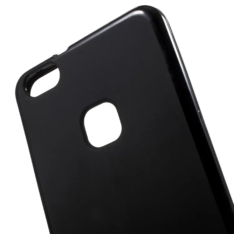 Matte Skin TPU Phone Cover Case for Huawei P10 Lite - Black