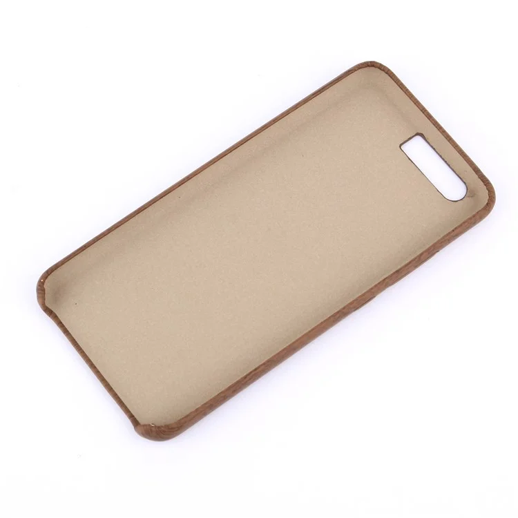 Wood Grain Leather Coated Soft TPU Phone Case for Huawei P10 - Beige