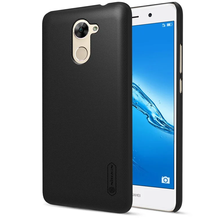 NILLKIN for Huawei Y7 Prime / Enjoy 7 Plus Super Frosted Shield PC Cover + Screen Protector - Black