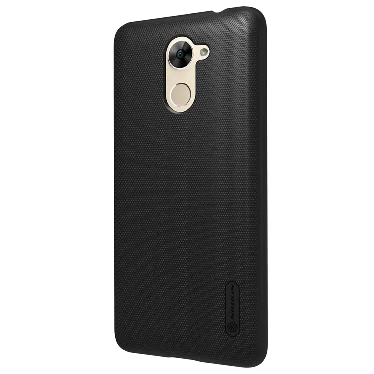 NILLKIN for Huawei Y7 Prime / Enjoy 7 Plus Super Frosted Shield PC Cover + Screen Protector - Black