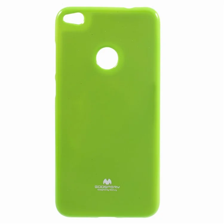 For Huawei P8 Lite (2017) / Honor 8 Lite MERCURY GOOSPERY Flash Powder TPU Shell Case - Green