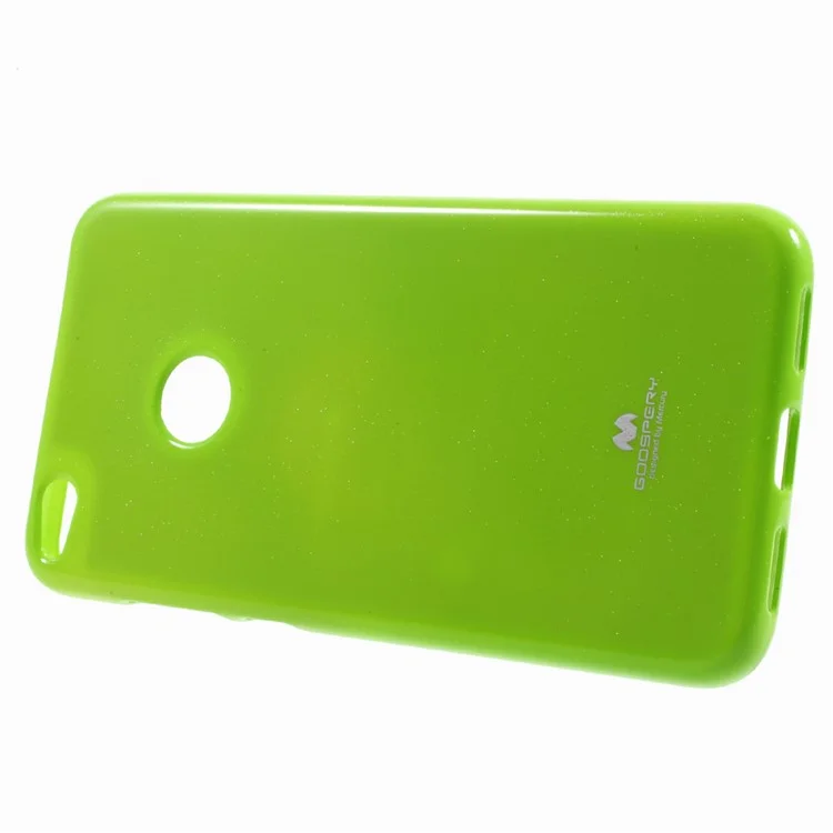 For Huawei P8 Lite (2017) / Honor 8 Lite MERCURY GOOSPERY Flash Powder TPU Shell Case - Green